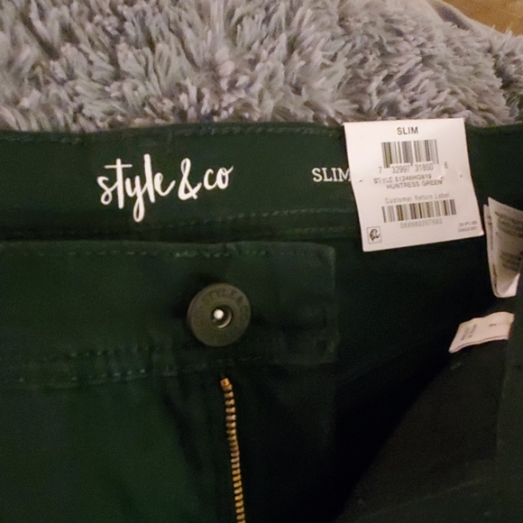 Style & Co Tummy-Control Slim-Leg Jeans - Picture 6 of 13